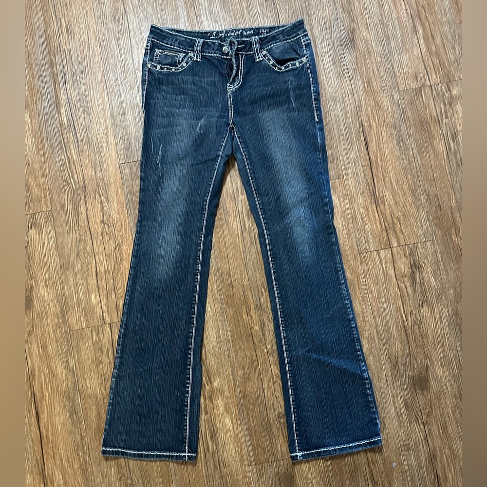 L.A. Idol Dark Blue Boot Cut Jeans